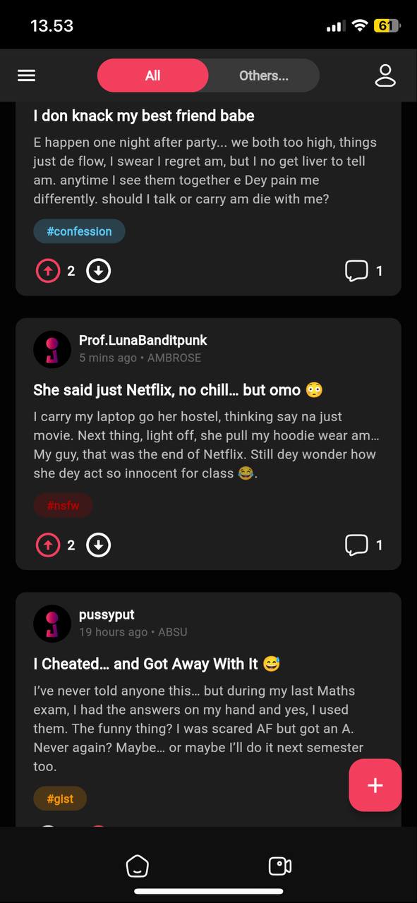 Jiggy - feed screenshot